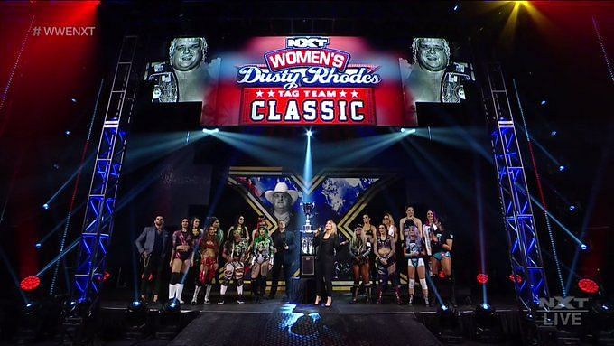 The lineup for the first-ever NXT Women's Dusty Cup.